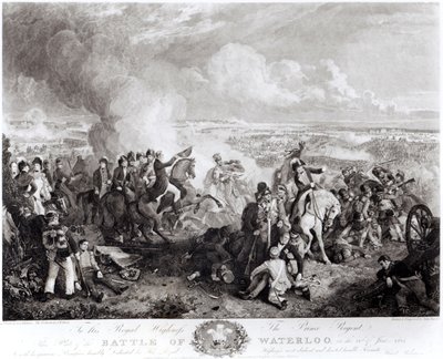 La Bataille de Waterloo, 18 juin 1815, gravée par John Burnet (1784-1868), 1819 - John Augustus Atkinson